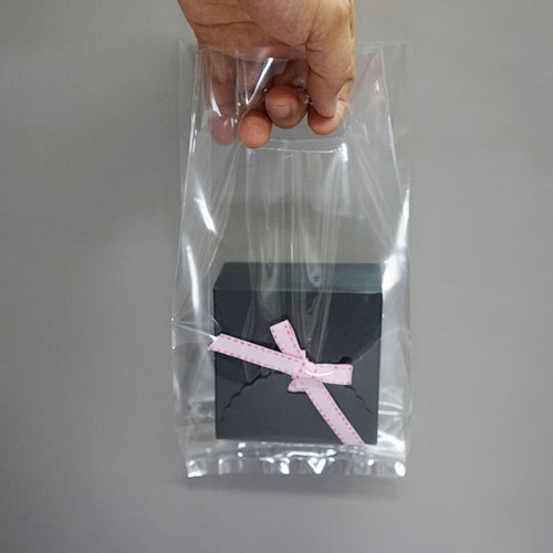 PP투명링 비닐쇼핑백5가지사이즈 (100매)