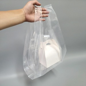 PE투명 양날  비닐쇼핑백4가지사이즈 (100매)
