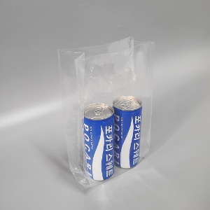 PE투명링 비닐쇼핑백 미니 15+8x27cm (100매)